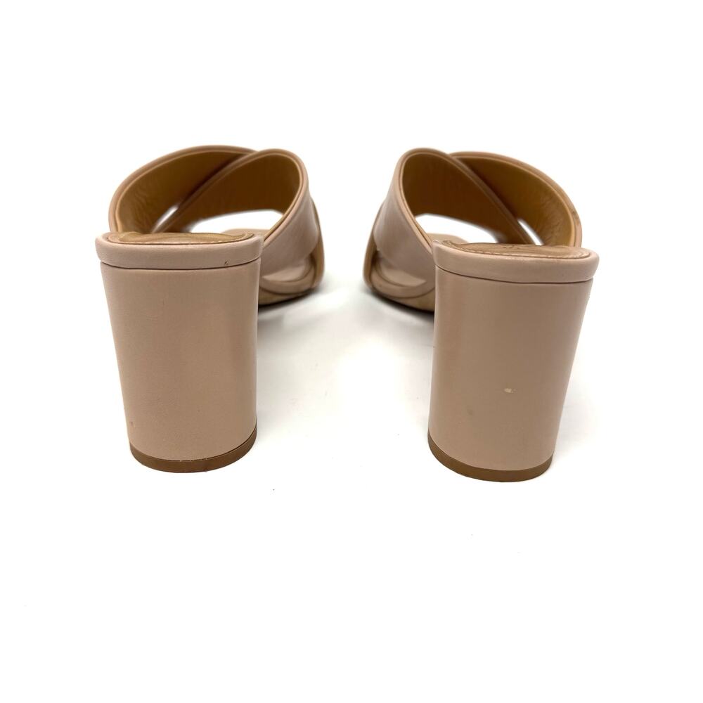 Saint Laurent Loulou Crisscross Leather Mules in Nude Beige – Size 38 | 8 - Picture 11 of 14